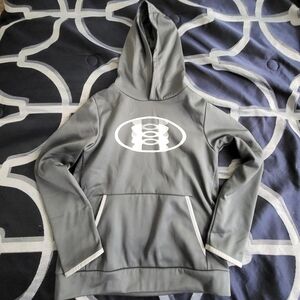 Under Armour Charcoal Hoodie with White Logo